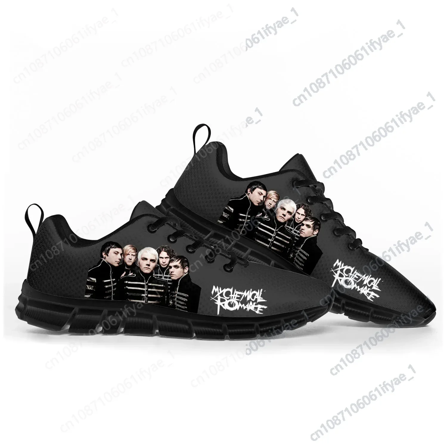 Zapatos deportivos de moda para hombres, mujeres, adolescentes, niños, zapatillas de deporte personalizadas, zapatos de pareja de alta calidad, Romance Rock Band Chemical My