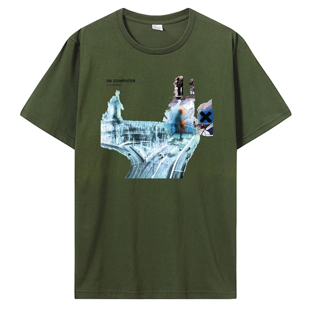 Radiohead Ok Computer Shirt | Printed Radiohead Shirt | Tee Shirt 