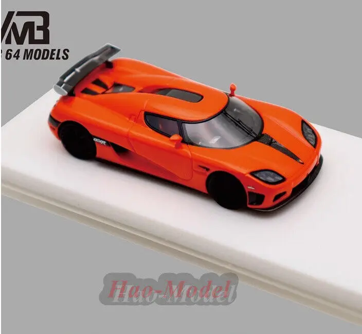 

VMB 1/64 для Koenigsegg CCXR полимерная модель автомобиля, имитация игрушек для мальчиков, подарки на день рождения, хобби, демонстрационные украшения, оранжевый цвет