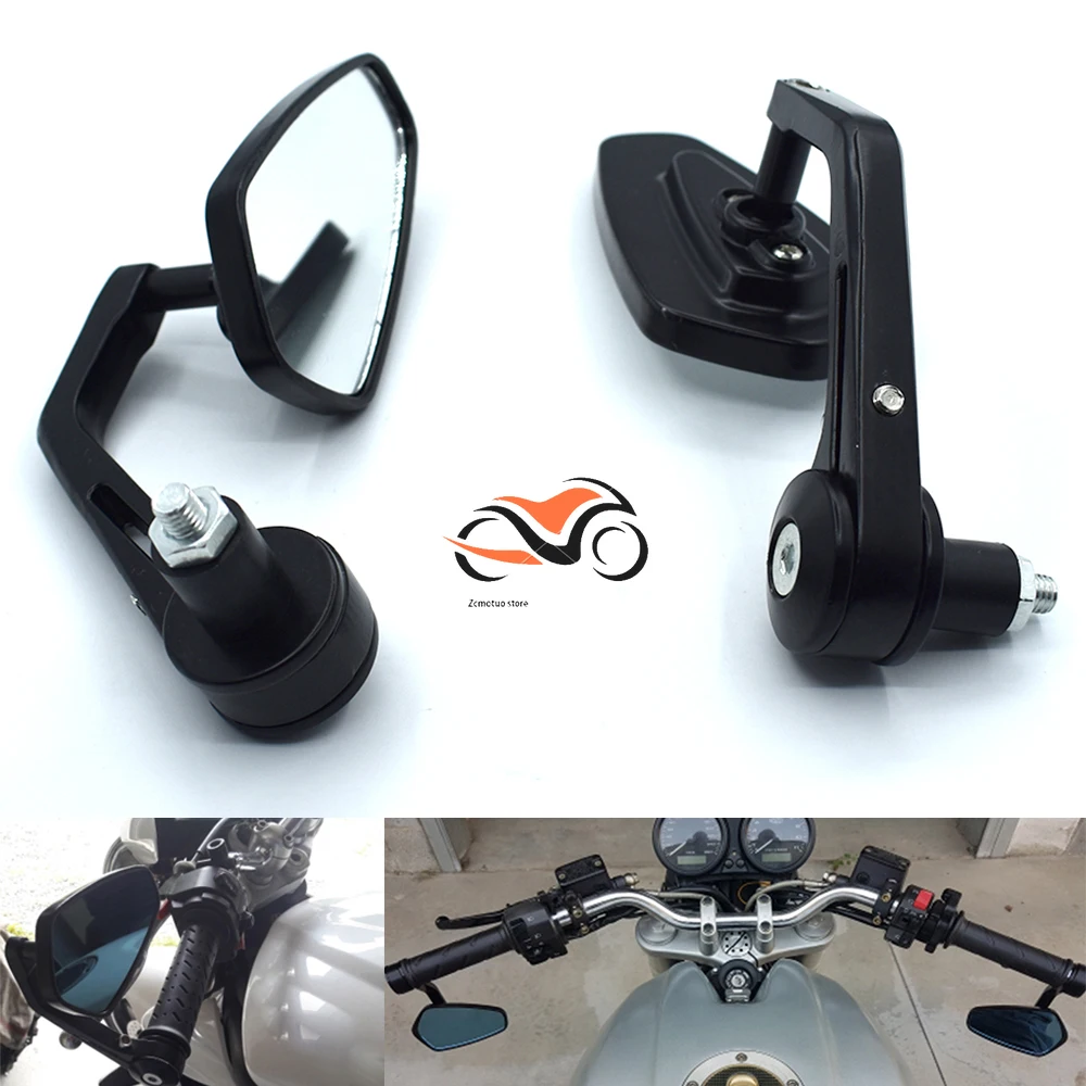 

Universal 7/8" 22mm Motorcycle Rearview Mirrors Handlebar End Mirrors For Honda NC700X CB500X CB650F CB1000R PCX125 PCX150 CB400