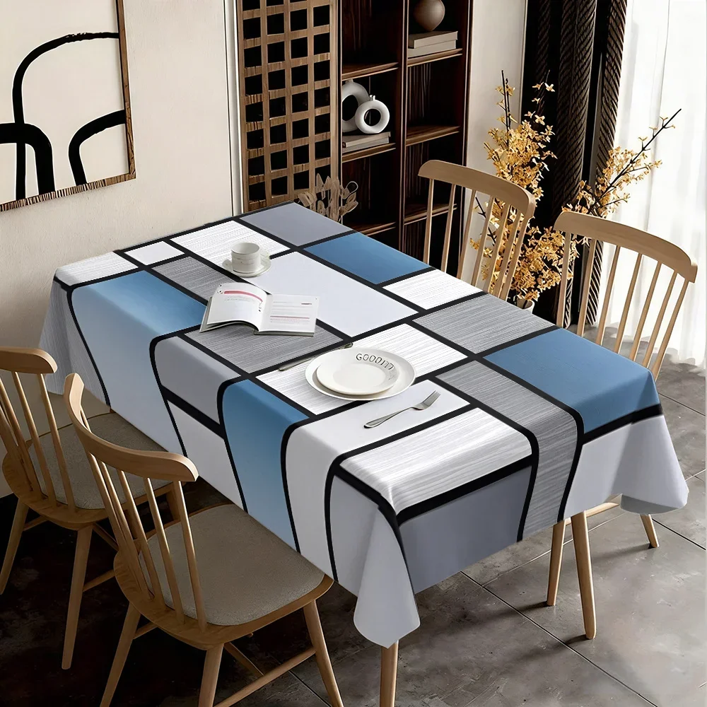 【jit】 1PC rectangular tablecloth/cover, machine washable for easy cleaning, suitable for restaurantszyc