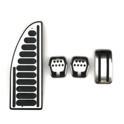 Car-styling Stainless steel Car Pedal Pads Cover MT AT case for Ford Focus 2 mk2 focus 3 mk3