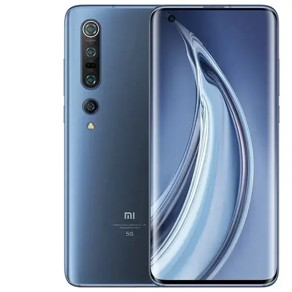 البرامج الثابتة العالمية Xiaomi 10 Pro Smarphone 5G Snapdragon 865 108 MP بدون شاحن كاميرا 4500mAh بطارية هاتف أندرويد هاتف مستعمل