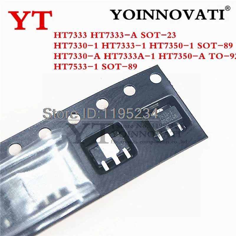 10PCS HT7333 HT7333-A SOT-23 HT7330-1 HT7333-1 HT7350-1 HT7330-A HT7333A-1 HT7350-A  HT7533-1