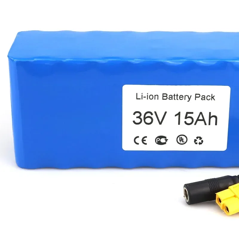 36V Ebike Battery Pack Li-ion Battery 15Ah 10S3P Battery Pack XT60 Connector and BMS 36VPack For Electric bicycle