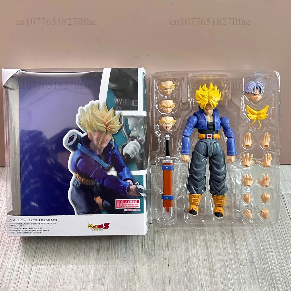 لعبة دراغون بول جذوع أرقام SHF جذوع الصبي من المستقبل عمل نموذج لجسم اللعب تحصيل مشترك المنقولة دمية مكتب حلية