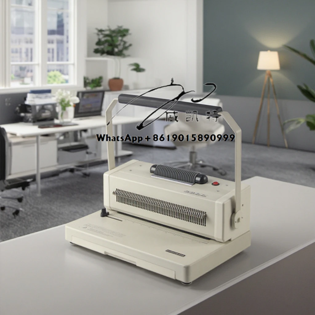 S25A 2023 نوع جديد دليل F4 آلة تثقيب لفائف واحدة أحدث تجليد لفائف حلزونية لاستخدام مصنع المدارس المكتبية #2