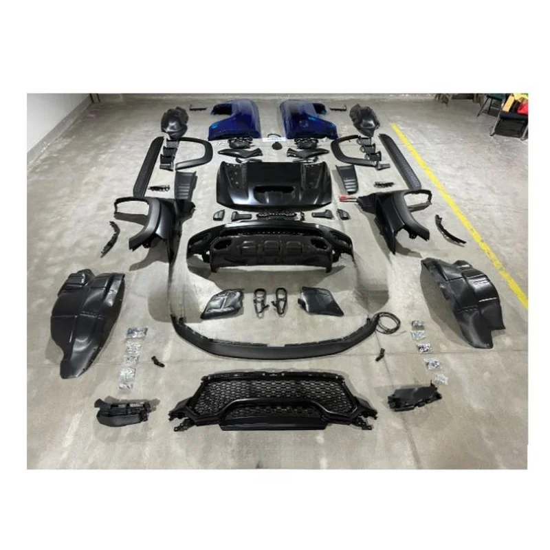 High Quality Facelift Conversion Body Kit Fit for 19-23 1500 Front Rear Bumper Hood Upgrade Modification Accessories