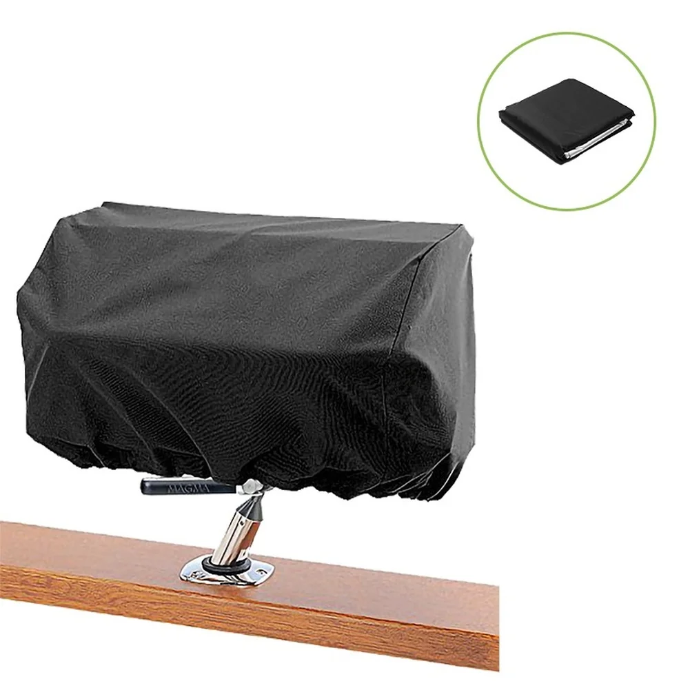 Waterproof Boat BBQ Cover Polyester Windproof Snowproof Dustproof Marine Grill for protection Outdoor Use 58x38x38cm