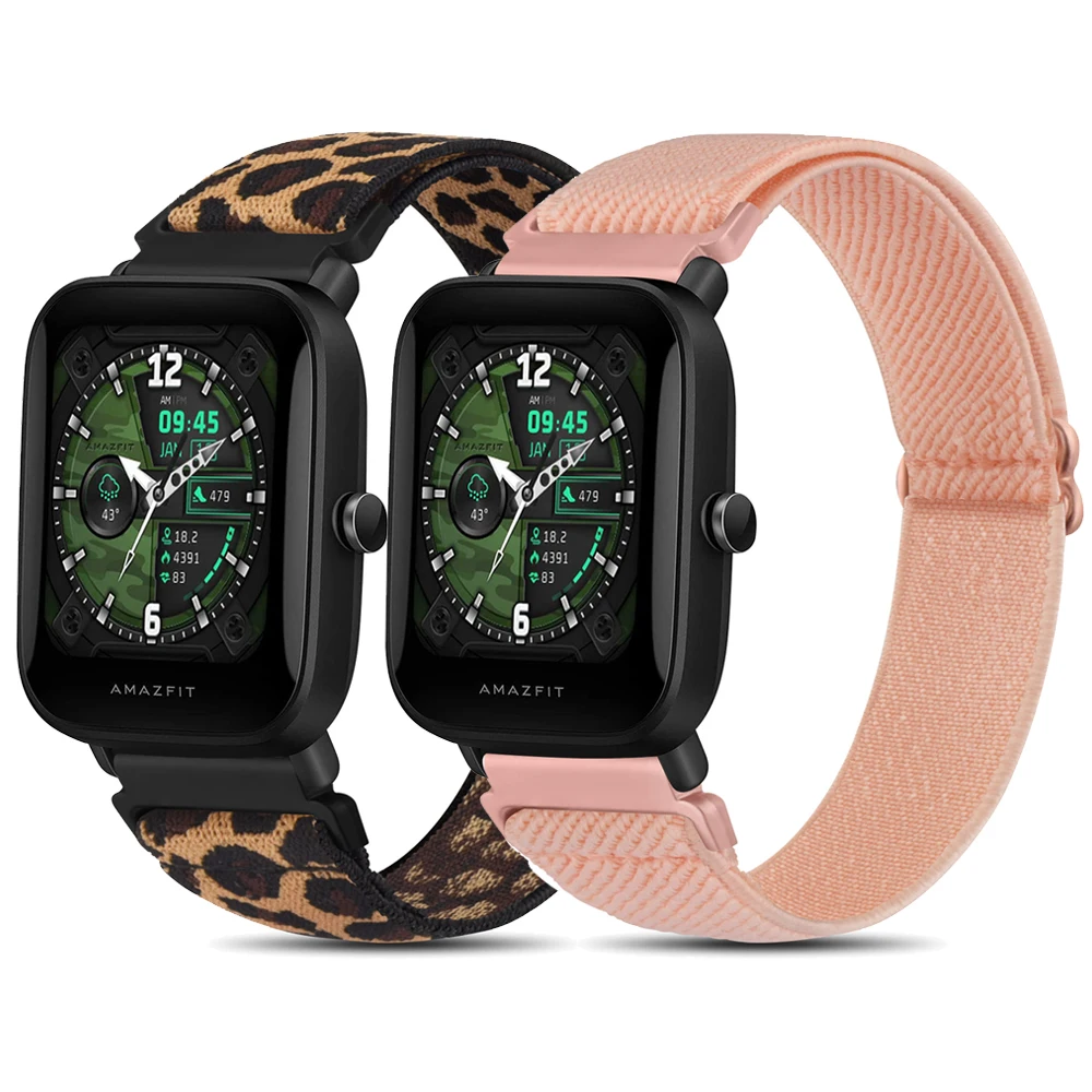 20mm pulseira de alça de náilon para amazfit bip s lite/bip u pro/pop pro banda pulseira para amazfit gtr 42mm/neo/gts cinta
