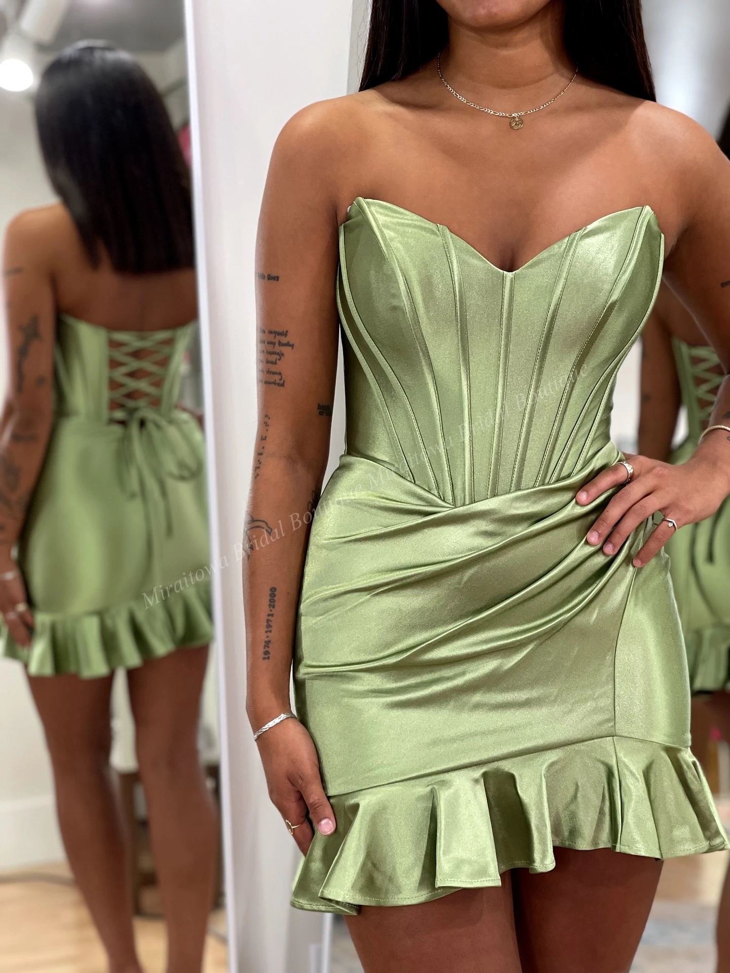 Fúcsia cocktail vestido de festa plissado cabido verde sálvia doce 16 semi formal hoco gala formatura vestido pageant entrevista férias