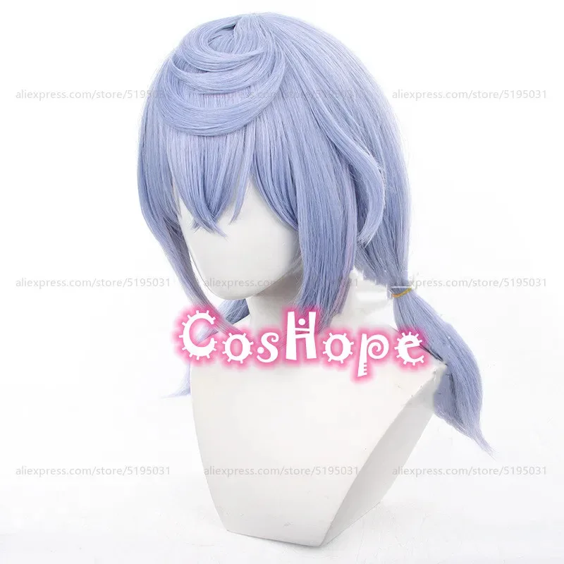 Fontaine Sigewinne Cosplay Wig 55cm Pre Styled Light Purple Wig Cosplay Anime Wigs Heat Resistant Synthetic Wigs