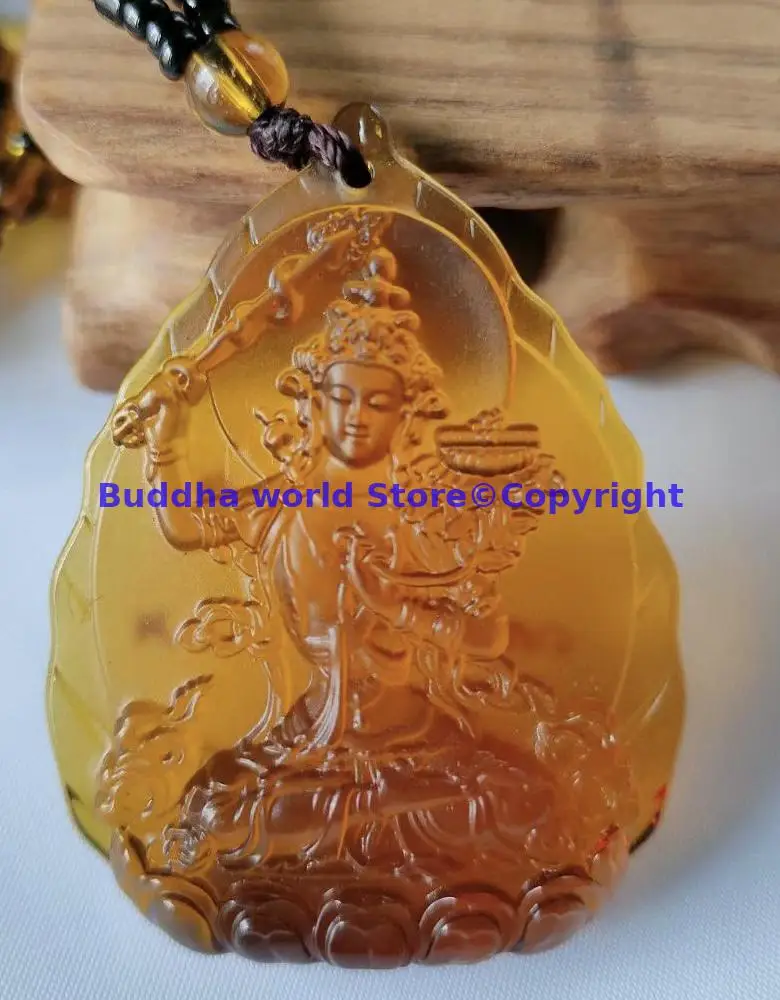 2P Taoism Buddhism Geomantic omen Master multipurpose Bodhisattva Buddha exorcise evil spirit Bless safe Amulet Pendant talisman