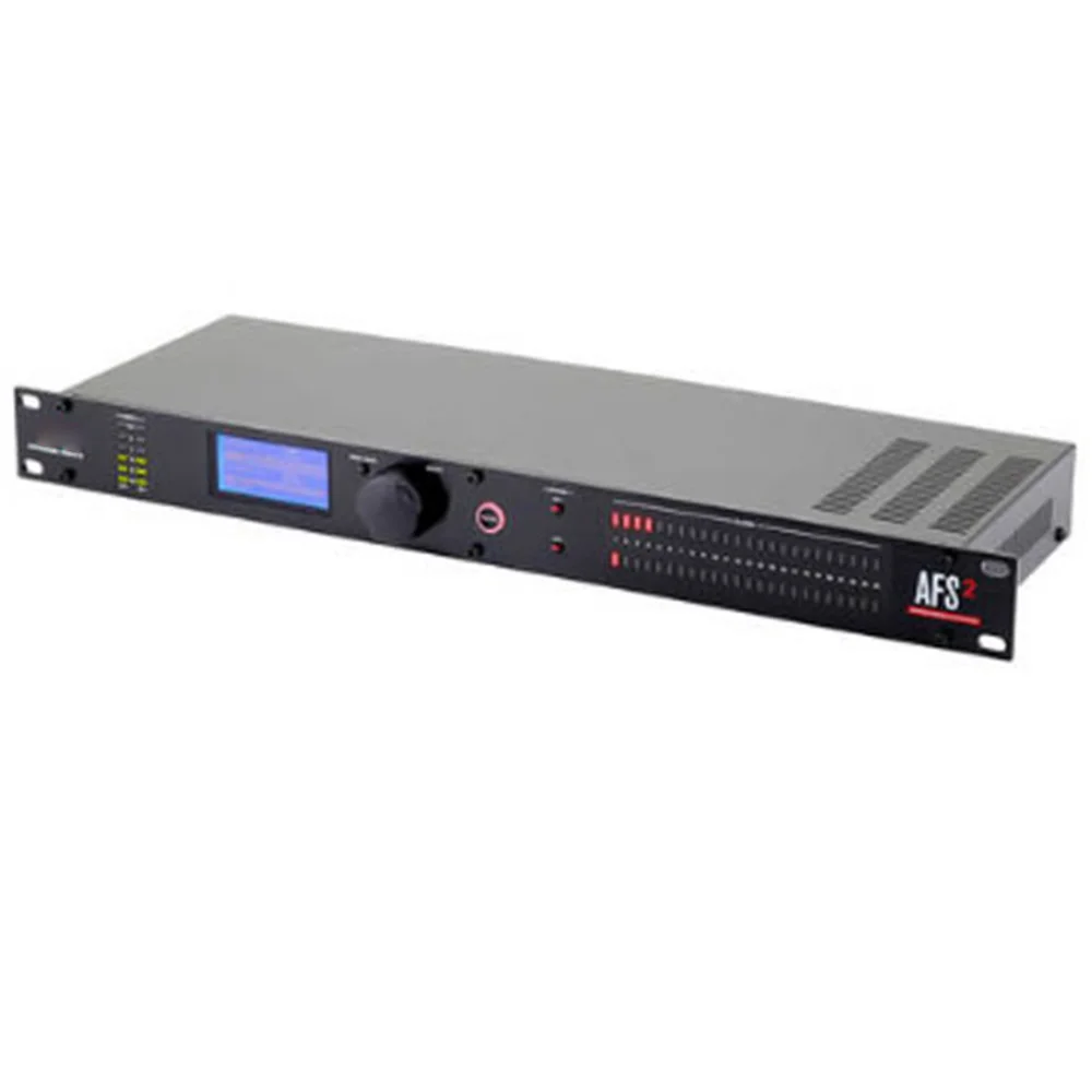 dbx AFS2 Advanced Feedback Suppression processor DSP module Full LCD Display 24 Programmable Filters per Channel