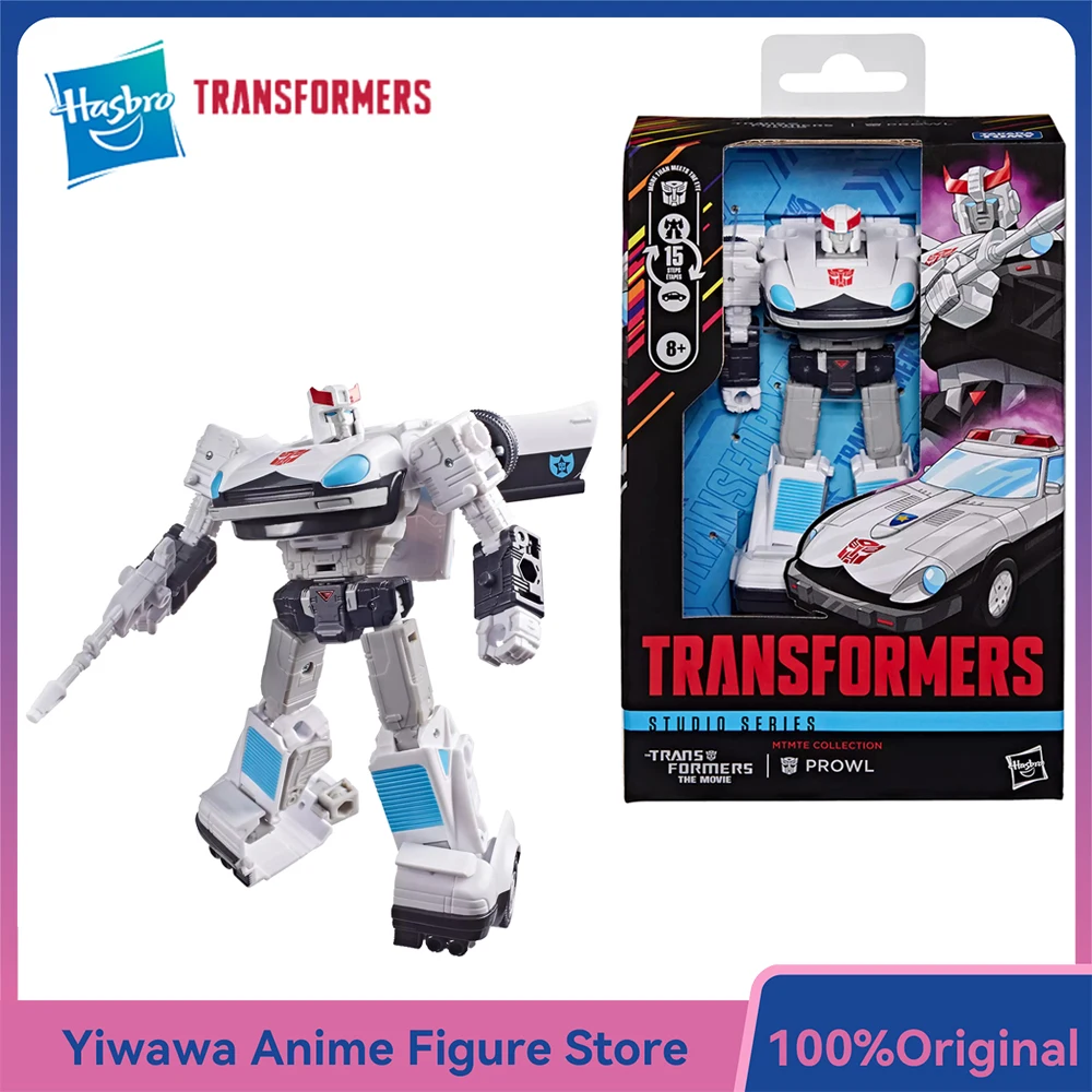 En stock: Colección Hasbro Transformers Studio Series MTMTE, Transformers: La Película, Prowl, figura de acción de clase Deluxe de 12.5 cm