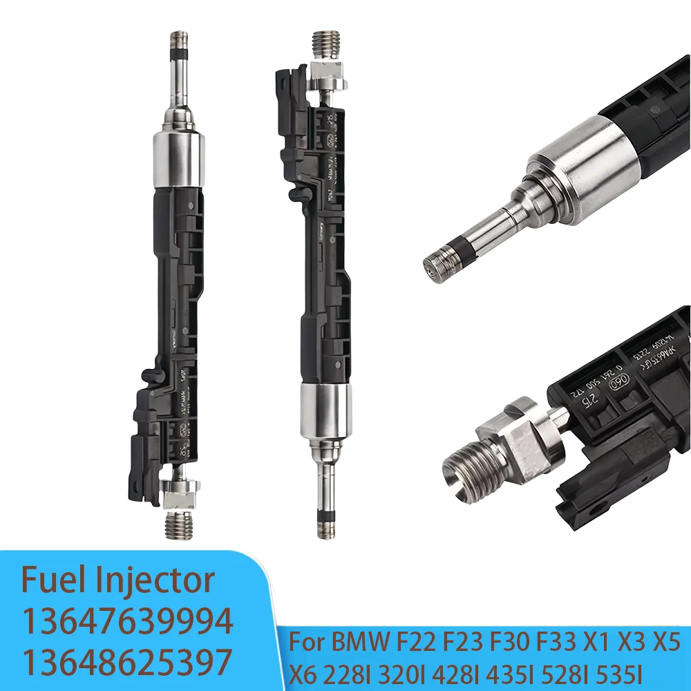 

13648625397 13647639994 High Pressure Fuel Injector for BMW F22 F23 F30 F33 X1 X3 X5 X6 228I 320I 428I 435I 528I 535I 0261500172