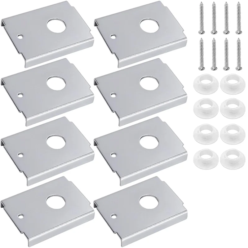 

A88E-N7192 Bi-Fold Door Repair Bracket(8 Pieces), Bifold Door Repair Kit Fit For 1-3/8 In,For Folding Pocket Accordion Barn Door