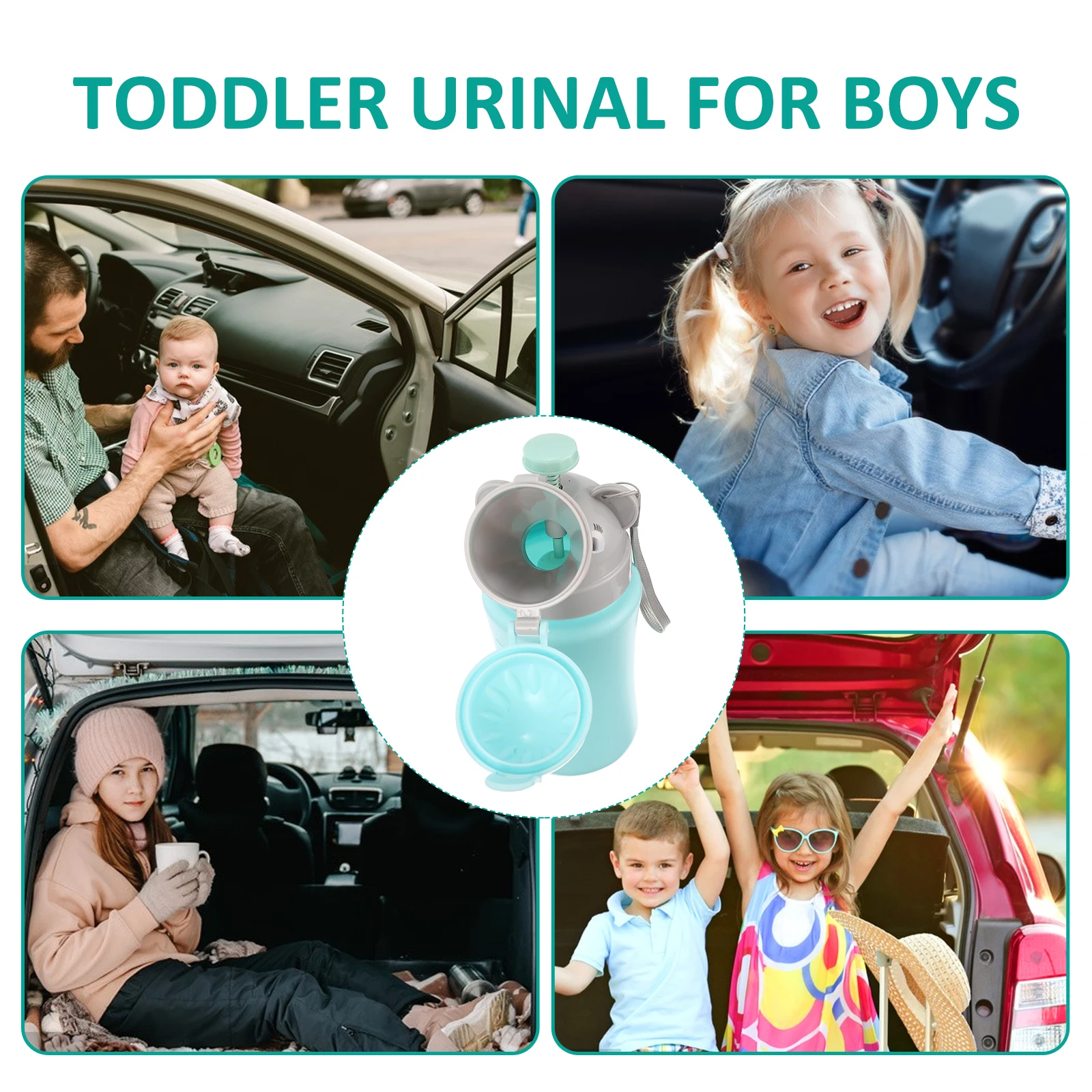 طفل رضيع مانعة للتسرب المحمولة مبولة السفر الكرتون قعادة التدريب كوب المرحاض زجاجة للأطفال الصغار الطفل الاشياء لحديثي الولادة