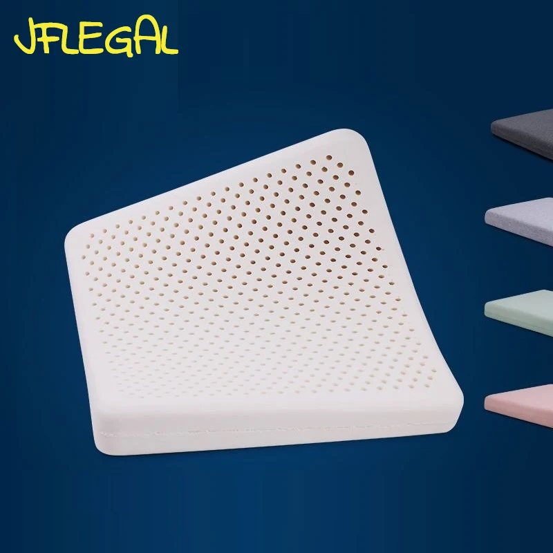 

JFLEGAL Latex Cushion Office Sedentary Latex Seat Cushion Home Breathable Student Chair Cushions Ground Chair Stool Butt Cojines