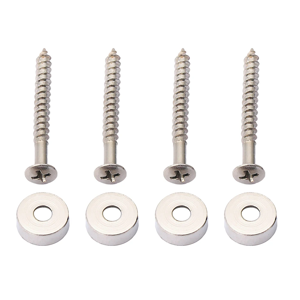 

4 Pcs Joint Bushings Neck Joint Bushings Bolt Bolt for Guitar Bass Electric Guitars Parts Lightweight Durable Metal Hardware