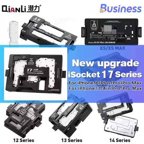 Qianli MEGA-IDEA ISocket Motherboard Test Fixture for iPhone X-17 Pro Max Logic Board Middle Layer Function Detection tools kits