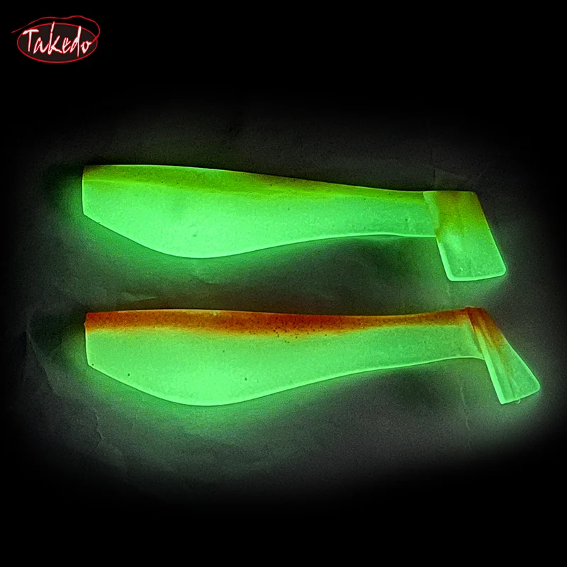 Vinilos luminosos TAKEDO cola en T con rattle para depredadores marinos - imagen 5