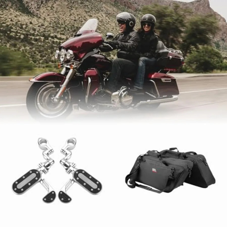 

Вкладыши для седельной сумки со встроенными шоссейными колышками с регулируемыми откидными подставками для увеличенного комфорта и хранения на длительный срок службы.