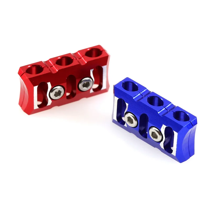 Practical 12AWG ESC Motor Cable Manager Wire Fixed Clamp Buckle Prevent Tangled Line Clip Tool for RC Model Car Boat Drone, Blue