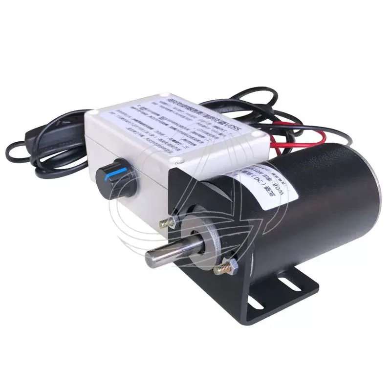 220V 80W High Speed Micro Permanent Magnet DC Motor Carbon Brush Ball Bearing Stepless Speed Control