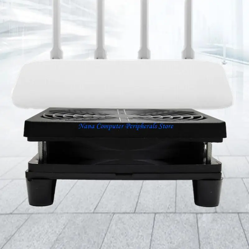F68C Ultra-quiet Router Fan Router Box Cooling Radiator Cooler Cooling Fan