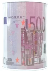 Euro Design Metal Piggy Bank