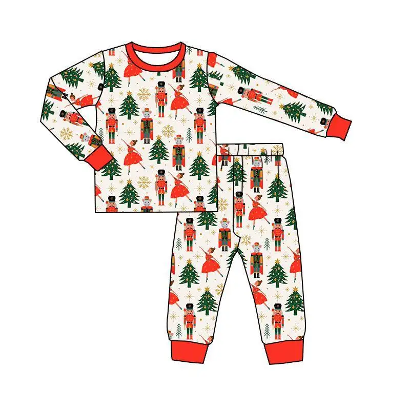 

Christmas clothing children's sets long-sleeved pants sets baby pajamas sets boys clothes girls clothes wholesale