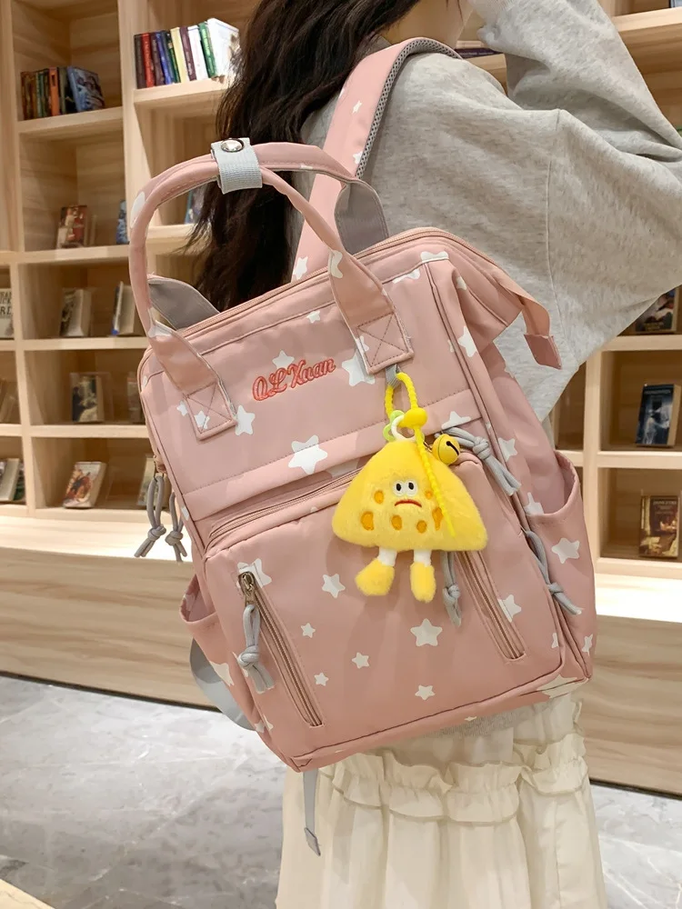 Kawaii Backpack Women Back Pack Cute Mochila Japanese High School Girls Backpack School Bags for Teenage Girls Multi Pockets Sac