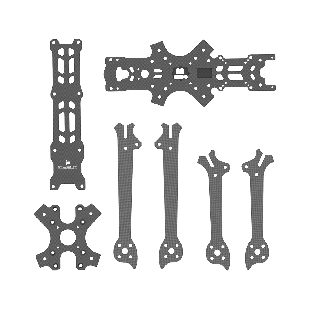 iFlight Nazgul DC5 ECO FPV Frame Części zamienne do płyty bocznej kamery CNC / płyty środkowej / płyty górnej / płyty dolnej / ramki / części TPU