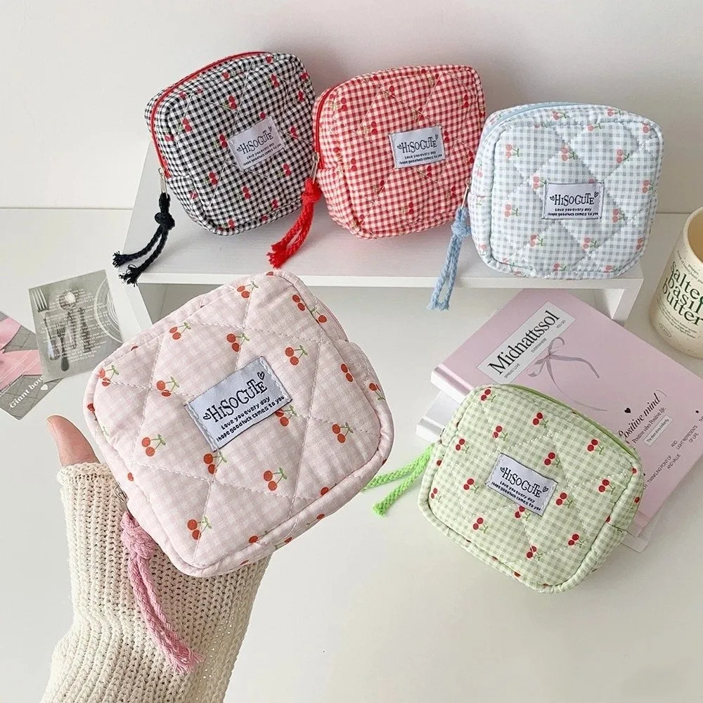 Single Layer Fruit Cherry Pencil Bag Large Capacity Cute Design Korean Cherry Pencil Case Pencil Holder School Pencil Box