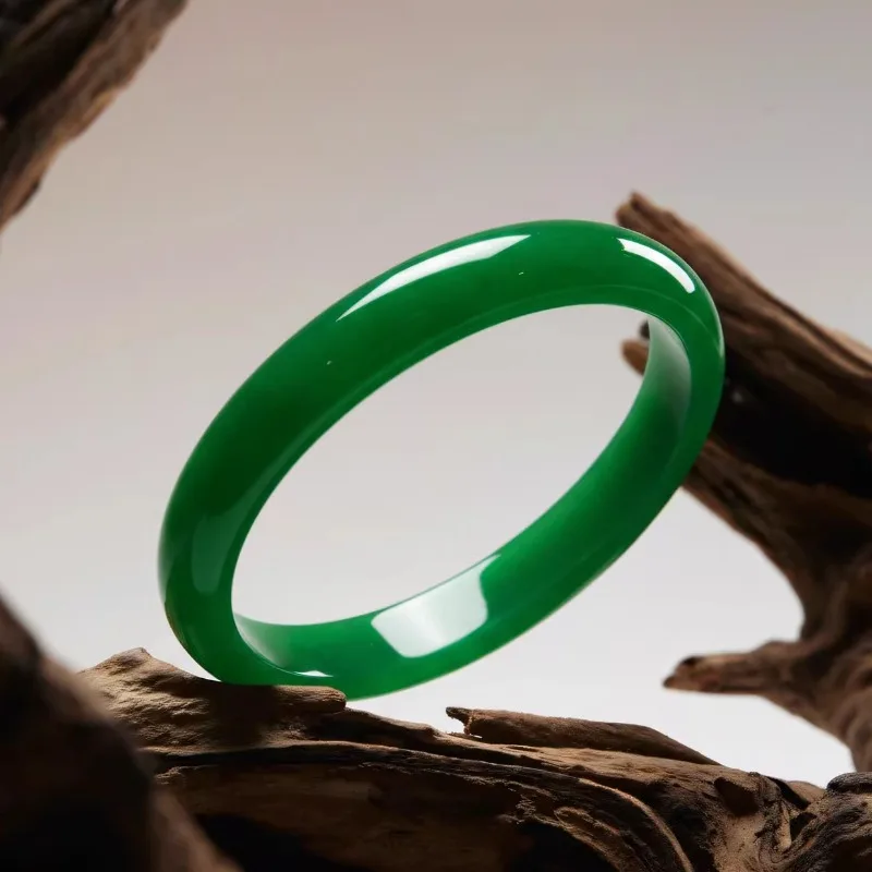 

Браслет из натурального халцедонового агата, популярное универсальное украшение в ретро-стиле