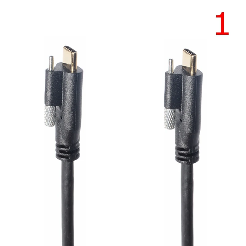 usb c cable Single Screw Locking USB 3.1 Type C male female to female with Panel Mount Screw Hole extension Cable USB C to usb c