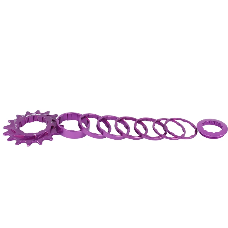 Boarse Single Speed Flywheel 9-speed 1 set 16T Flywheel To Single Speed Teeth BMX Street Climbing
