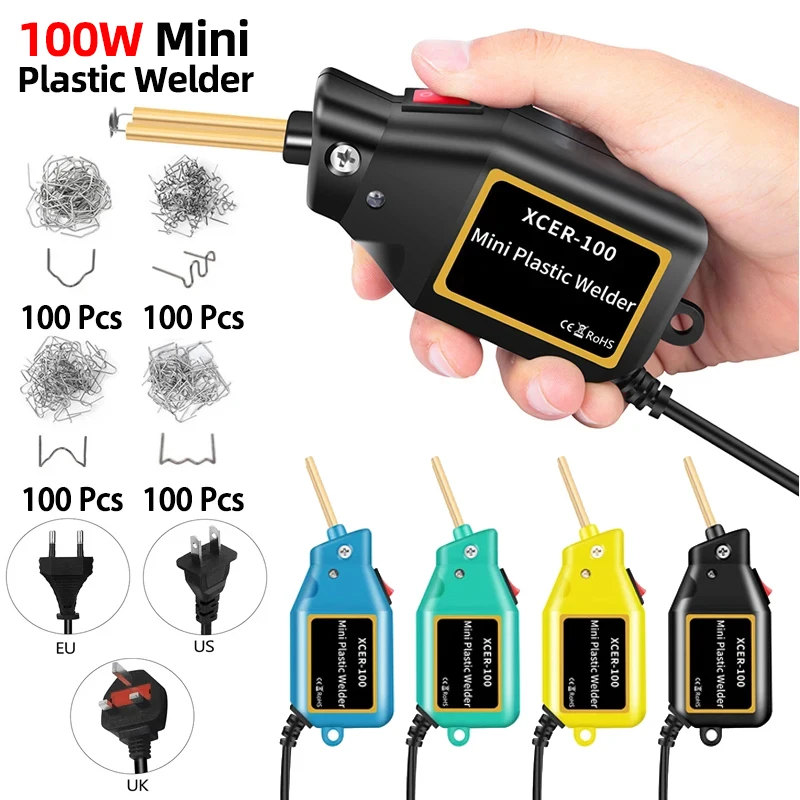 100W HOT Stapler Plastic Welder Mini Plastic Welding Machine Soldering Iron Staples Electric Welding Car Bumper Repair Tools