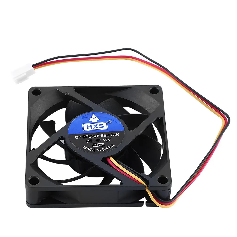 2024 Nieuwe Cpu Koelkoeler Ventilator Radiator Voor Computer 7Cm Stille Koelventilator Energiebesparende Computer Accessoires