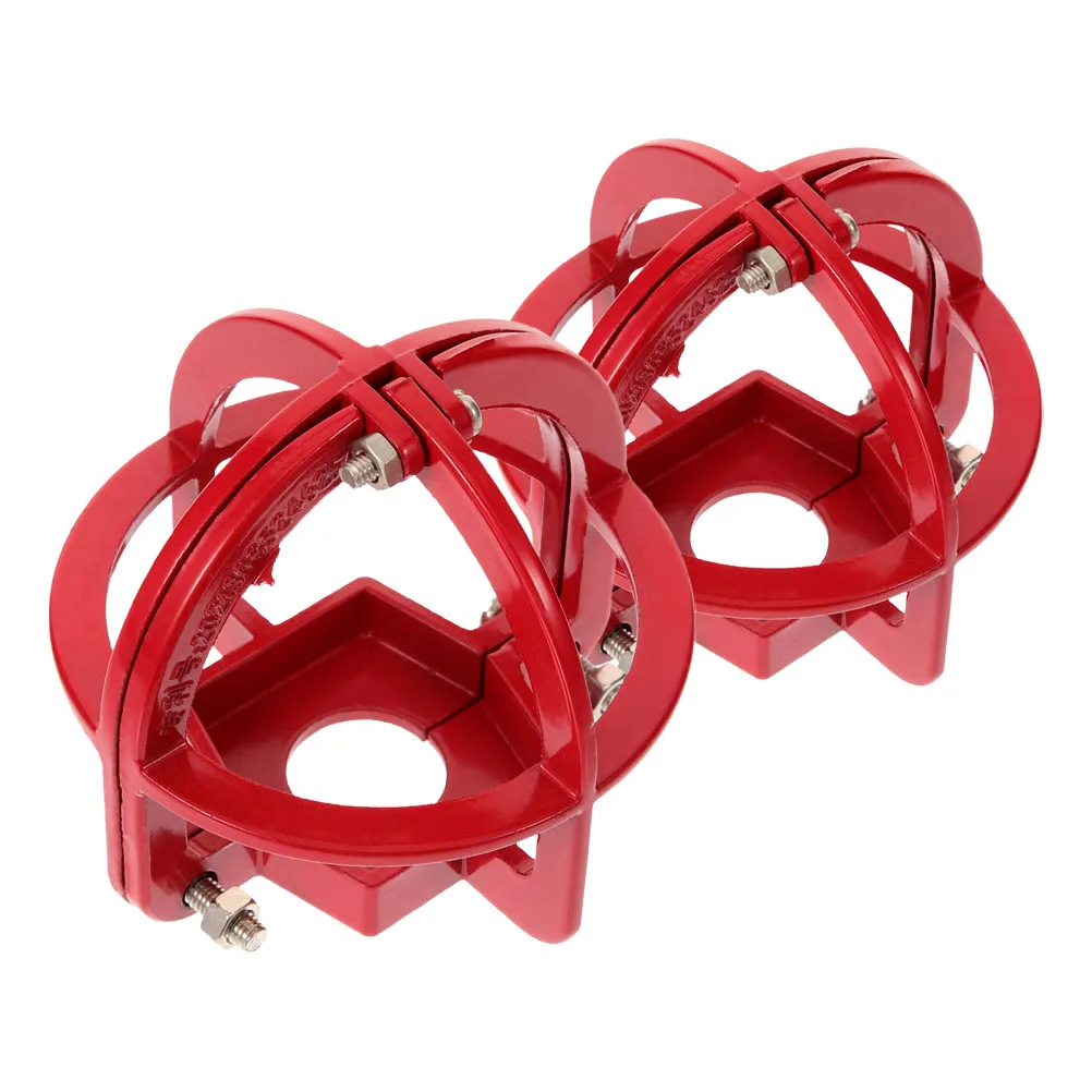 

2 pcs Fire Sprinkler Protector Extra Large Smoke Sensor Cover Cap Hydrant Ceiling Head Hood Frame