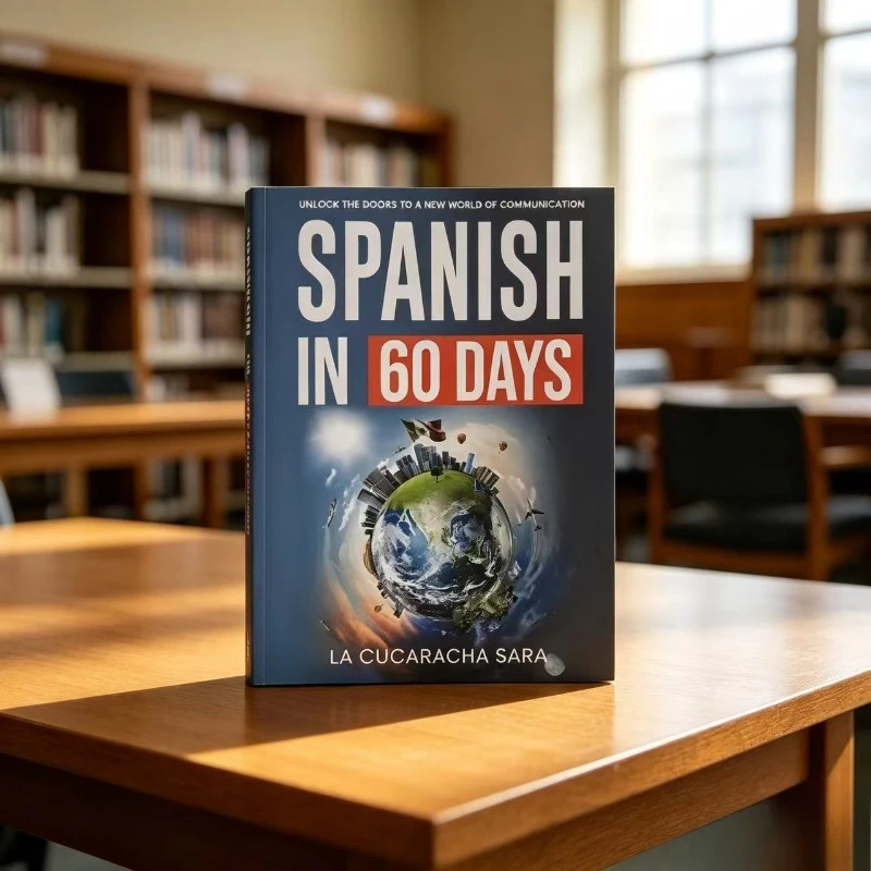Spanish Learning 2‑Book Bundle, Spanish for Real & Spanish in 60 Days, Quick Master Daily Spanish Speaking for Adult Learners