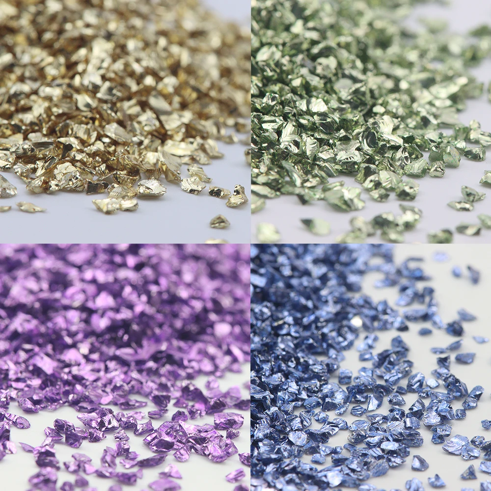 

10/20g Irregular Broken Glass And Crushed Stone Filler DIY Fish Tank Landscape Decoration Cake Fruit Coaster Filling Decorative