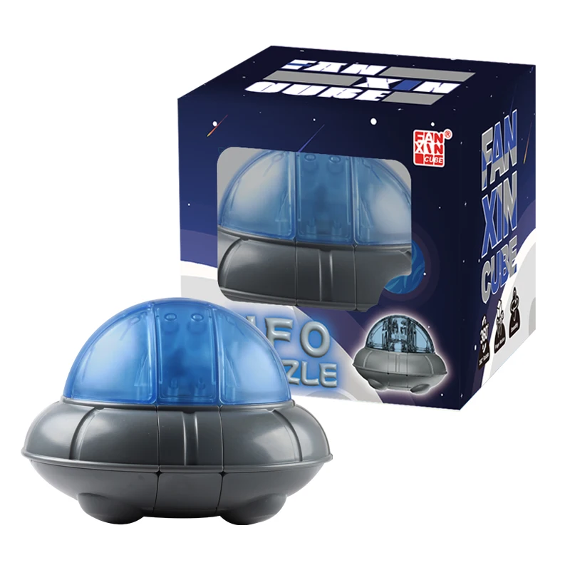 UFO Cube Fanxin UFO Magic Cube Speed Puzzle Cubes Educational Toy Special Toys Brain Teaser Twisty Puzzle Cubo Magico Gift