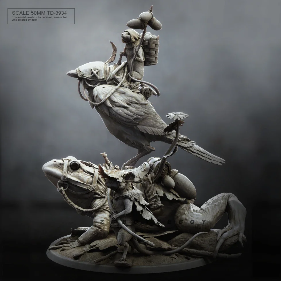 

50mm Resin model kits figure colorless and self-assembled TD-3934