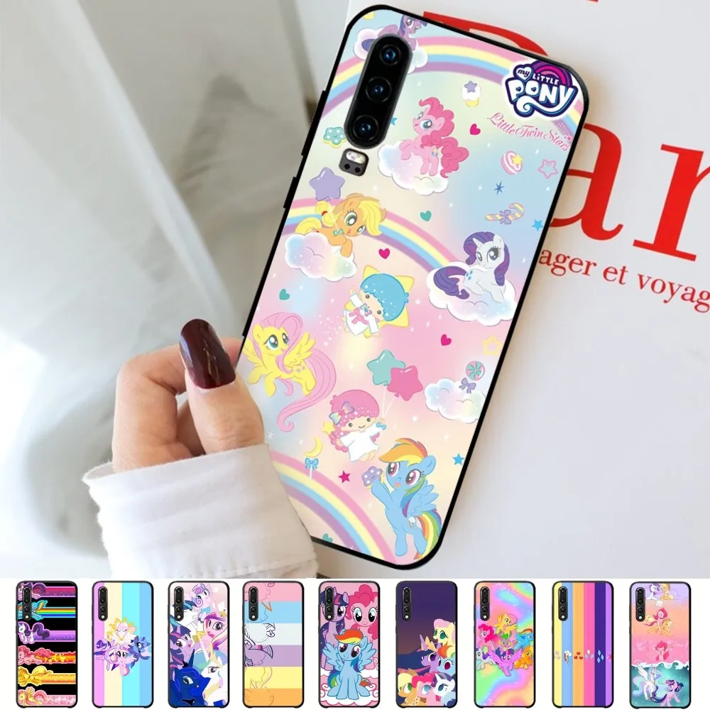 

Animation My Little P-Pony Phone Case For Huawei P 8 9 10 20 30 40 50 Pro Lite Psmart Honor 10 Lite 70 Mate 20lite