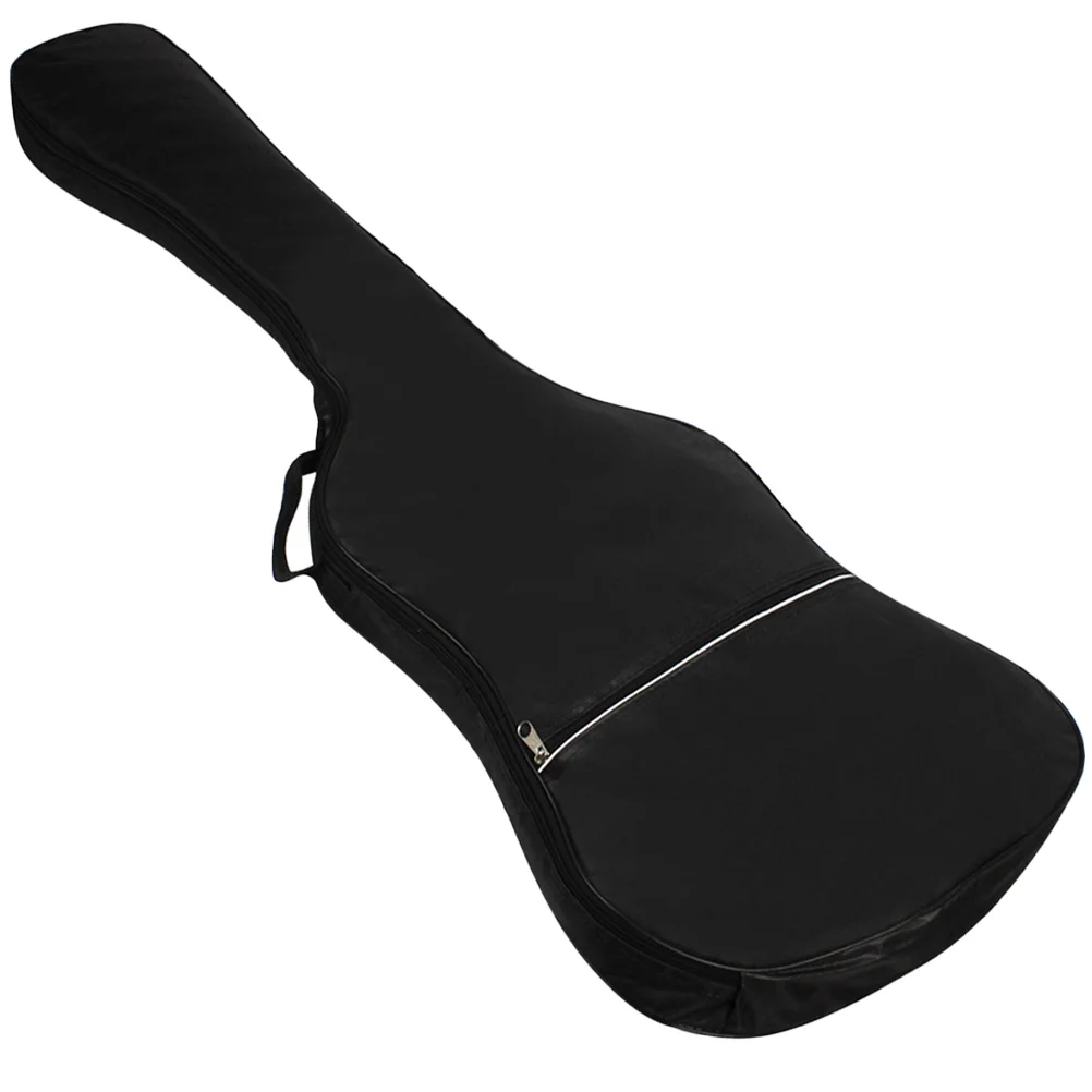 

Lightweight Electric Bass Bag Extra Storage Pockets Adjustable Shoulder Straps Comfortable Handle Unisex Design Oxford Cloth