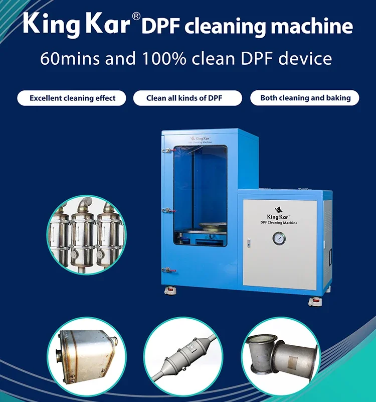 آلة تنظيف Dpf ذات تأثير التنظيف المرئي Kingkar 5.0
