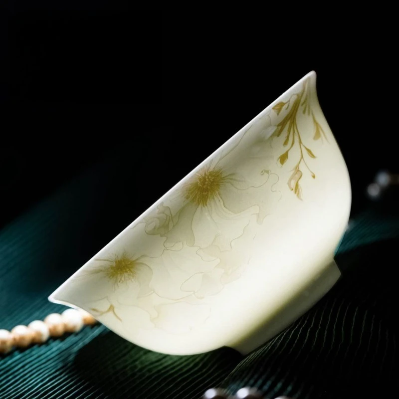 Thickened high-temperature white porcelain bowl and plate combination, ten-person table with new ceramic tableware