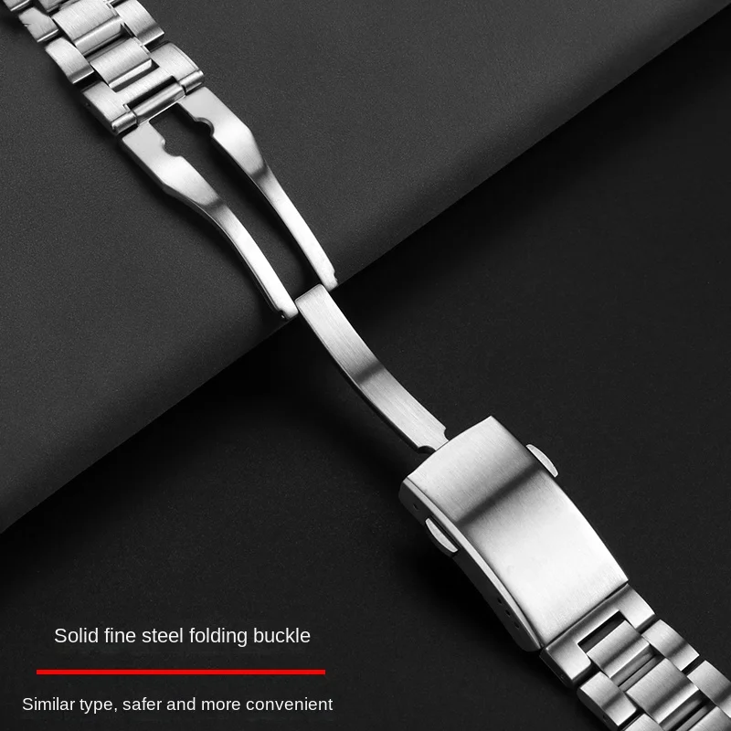 20.5mm 21.5mm solid stainless steel strap for TAG HEUER AQUARACER 300 special curved interface watch chain accessory